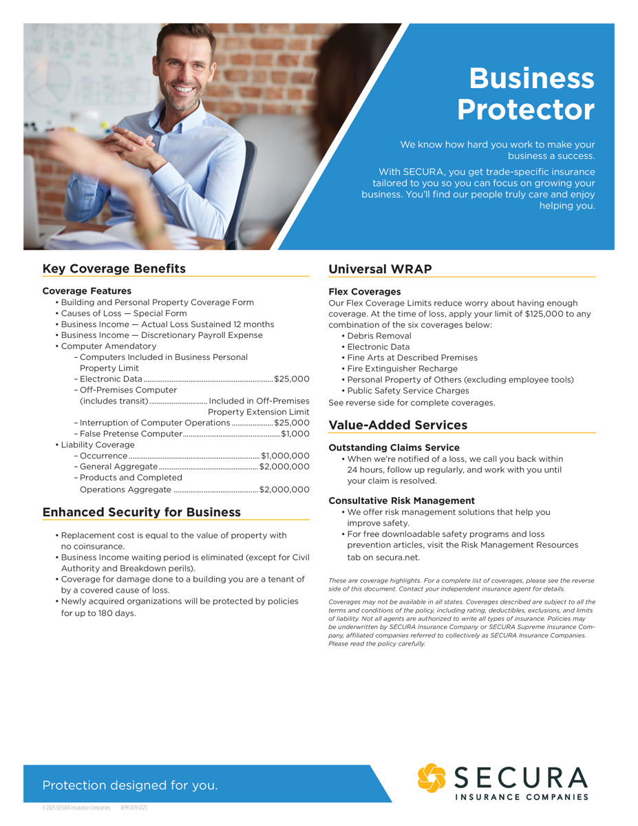 Business Protector Sell Sheet